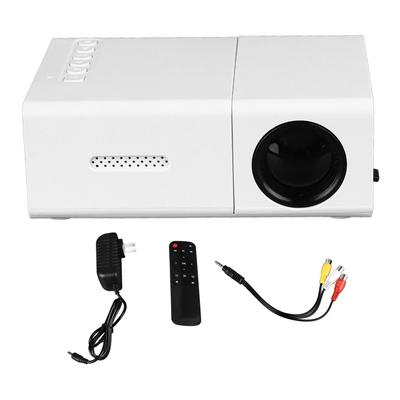 Projektor LED 1080P HD Tragbarer Outdoor-Filmprojektor mit Fernbedienung für Heimkino im Schlafzimmer