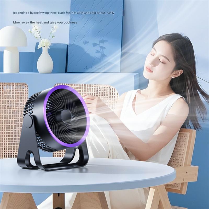 Ventilator electric multifuncțional Ventilator portabil fără fir pentru acasă Ventilator silențios de birou Ventilator de tavan de perete Răcitor de aer