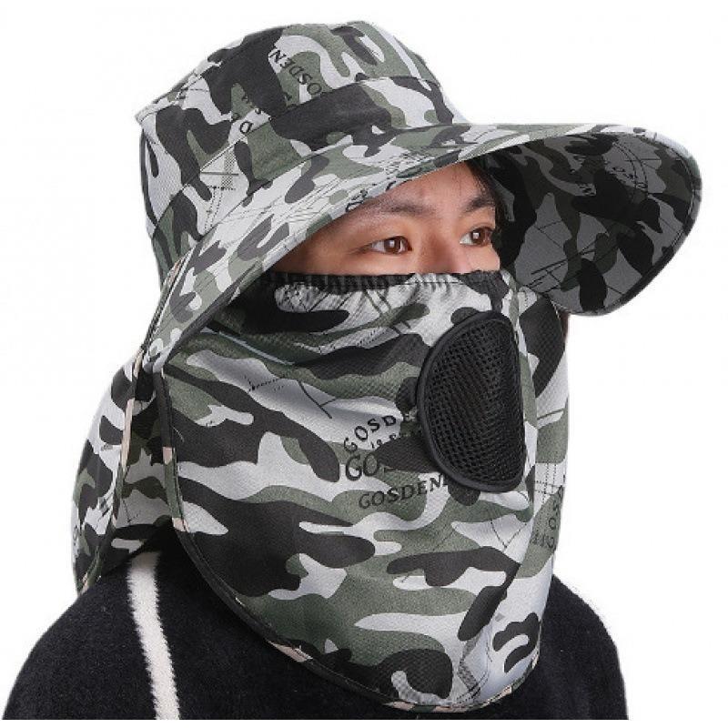 Wide-brimmed Sunhat Sunshade Fishing Hat Mountaineering Jungle  Visor Sunblock Sunhat Sunshade Hat
