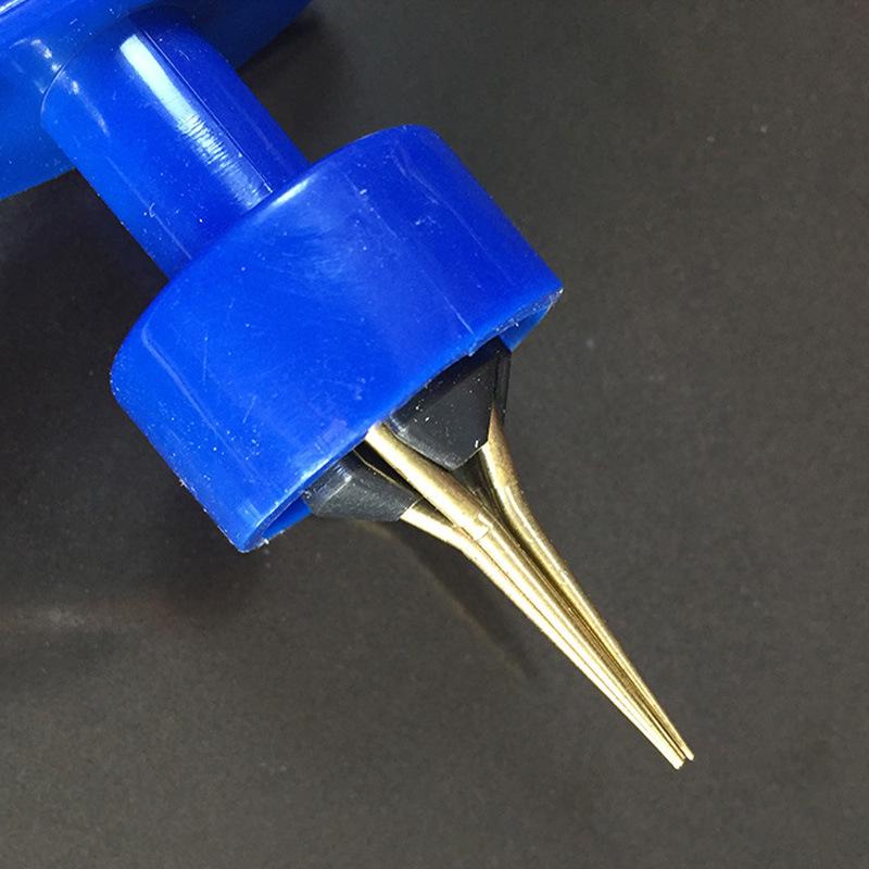 Red Worm Clip & Fishing Tying Tool: Earthworm Hook, Rubber Band Pellets, Baiting Gun