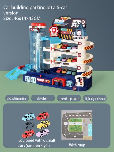 Dinosaur Panshan Road Rail Car Park Car Adventure Parking Lot Parent-Child Interaction Children's Boy Toys