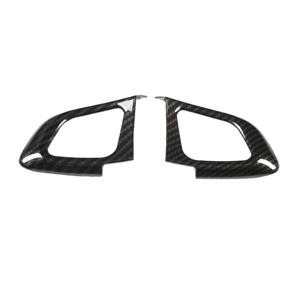 2Pcs Left Car Steering Wheel Button Cover Trim for Land Rover Range Rover Evoque 12 17