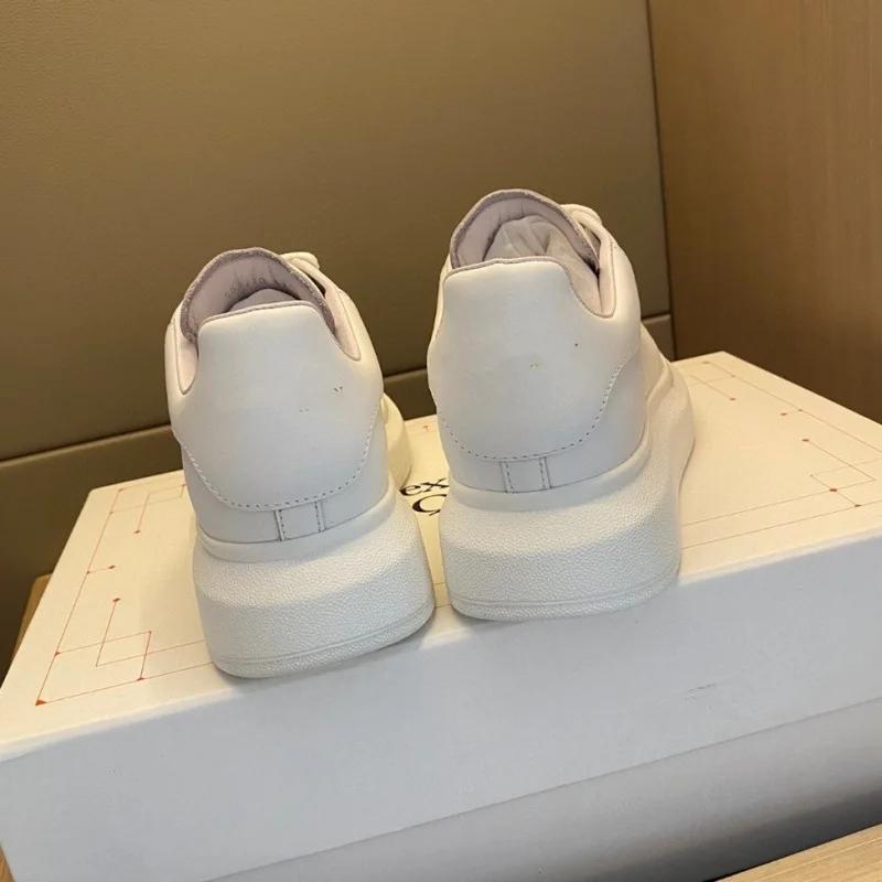 Designer Shoes Mc Quen Sneakers Platform Sole Sneaker Leather Sneakers Men Women Trainers Rubber Platformsole Shoes