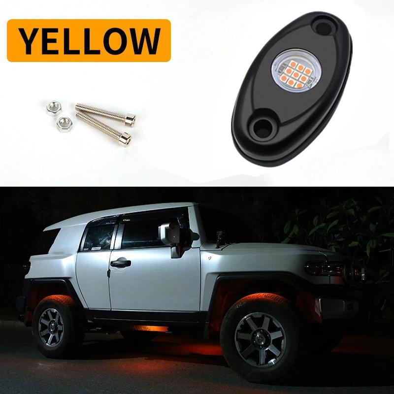 Led Car Led Rock Light Rgb Exterior Atmosphere Light Car Bottom Lamp For Jeep Offroad Truck Atv Utv Underbody Boat Side
