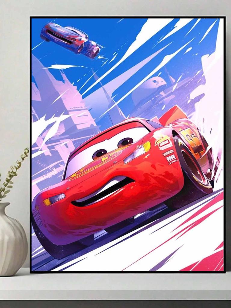 DIY Diamond Painting McQueen Cross Stitch Kit Mosaic Art Diamond Painting Full Circle Diamond Home Decoration
