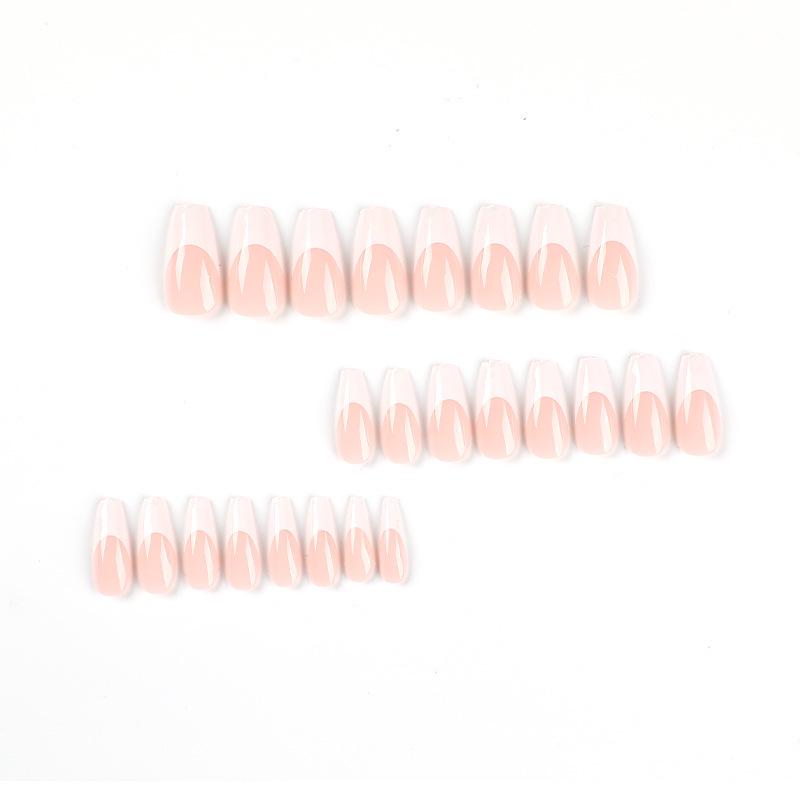 French Tip Wearable Nail Art - Finished Press-On Nails