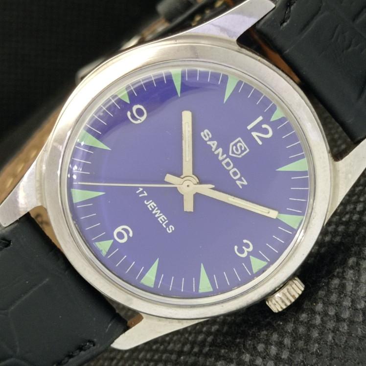 

ВОССТАНОВЛЕННЫЕ МУЖСКИЕ НАРУЧНЫЕ ЧАСЫ SANDOZ SWISS a314315-1 Sku606-a314315