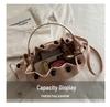 Korean Stylish Niche Women's Drawstring Bucket Shoulder Bag