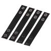 4 PCS Utility Belt Keepers Removable Snap Waist Belt Keepers for 2.0in Waist Belt