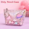 Star Planet Galaxy Flowing Sand Pencil Case With Waterproof Laser Material For Students And Teens