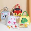 Children Lunch Bag Portable Cute Dinosaur Animals Waterproof Food Warmer Lunch Box Bento Insulated Bag Kids School Food Storage Bags