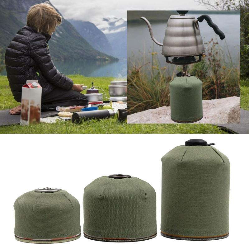 Borsa da Campeggio Esterna Pieghevole Borsa Porta Bombole del Gas Contenitore per Stoviglie da Picnic Forniture da Campo Partizione Regolabile