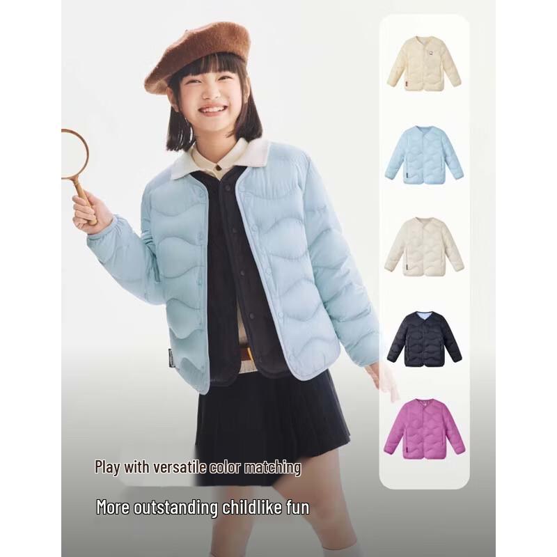 Bosideng Lightweight Warm Round Neck Short Down Jacket T260135030