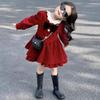 Girls Long Sleeve Princess Dress Cute Cake Skirt 2026 New Party Kids