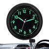 Car Clock, Stick-on Clock, Dashboard Car Clock, Small Quartz Clock, Luminous Quartz Clock for