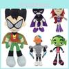 Entzückende 10-Zoll Teen Titans Go Plüschtiersammlung mit Robin Raven Cyborg
