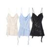 Araltay New Arrival Fashion Style Women's Clothing Fashion All-Match Laminated Decoration Sequin Short Dress 3658849