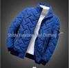 2024 Men's Winter Cotton Jacket: Youth Fashion Print, Warm Stand-up Collar