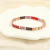 Retro TILA Beaded Bohemian Bracelet - Hand-Woven Elastic Design for Women