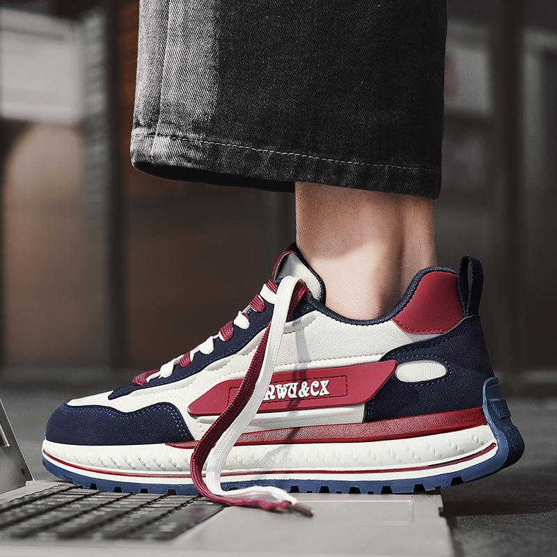 202 New Trendy Shoes Fashionable Heightening Thick Sole Comfortable Sports Casual Dad Shoes Waterproof and Non-slip Forrest Gump Shoes