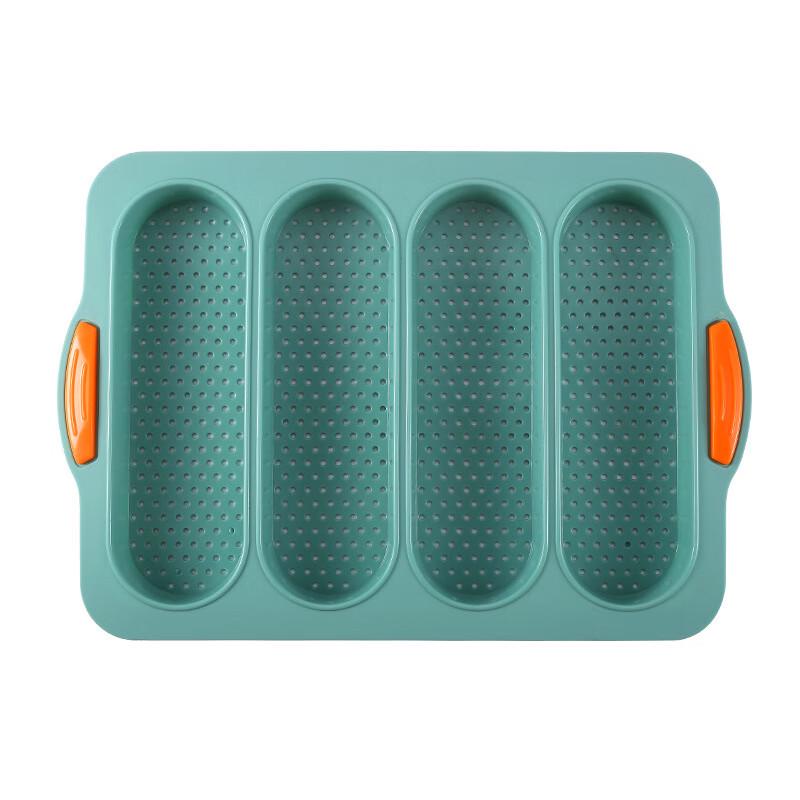 Silicone 4-Slot Baguette Baking Mold
