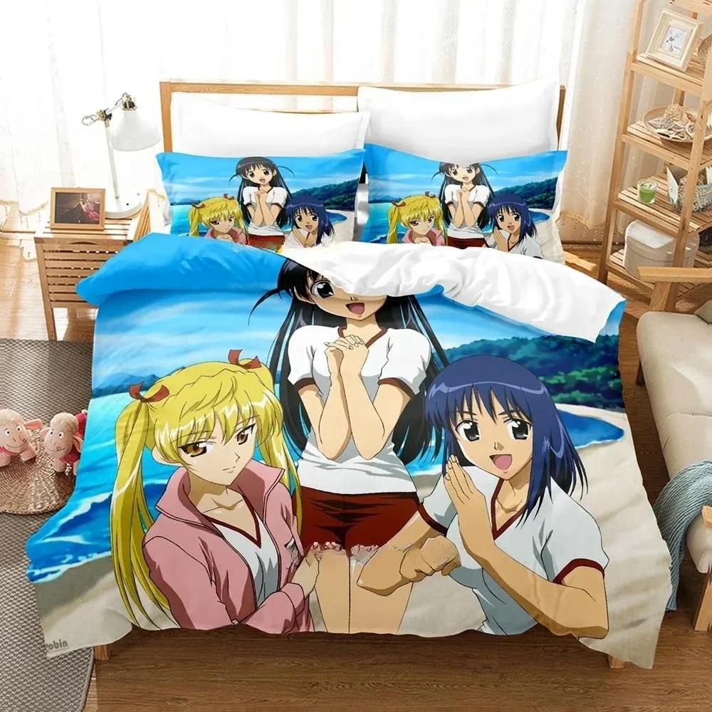 

3D Printing Kawaii School Rumble Bedding Set Single Twin Full Queen King Size Bed Set Adult Kid Bedroom Duvet Cover Sets 70x133cm 2pcs