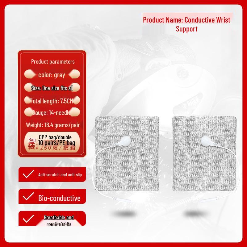 

Проводящие перчатки из серебряного волокна для биоэлектрической терапии и косметического массажа