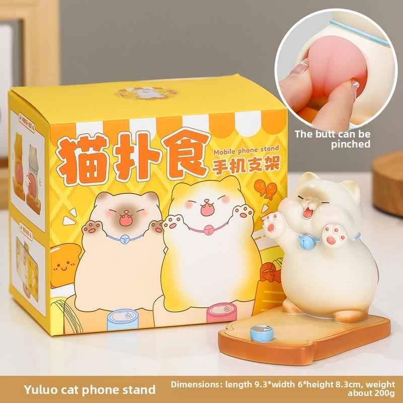 Pig Butt Resin Phone Stand For Office Desk With Unique Design Suitable For Giftgiving