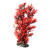 Plastic Vivid Artificial Water Plant Ornament for Aquarium Underwater Fish Tank Garden Red