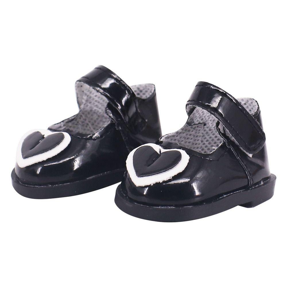 5CM 20cm Cotton Doll Shoe Shoes Doll Butterfly Princess Shoes Mini Doll Leather Boots  Clay Dolls