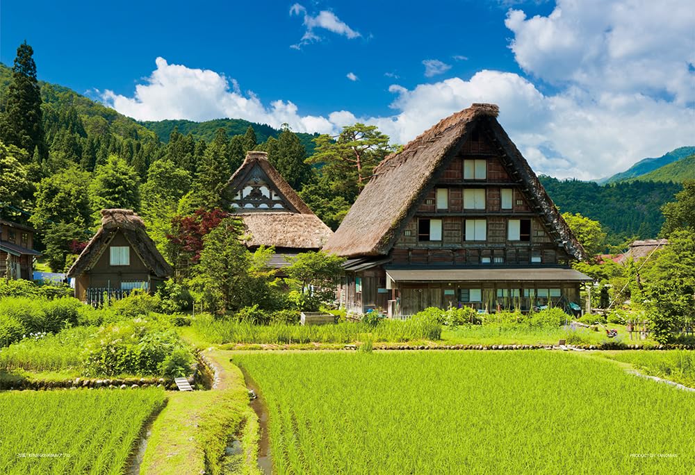 

108 Piece Jigsaw Puzzle Cool Breeze Shirakawago Large Piece (Gifu) (26x38cm)