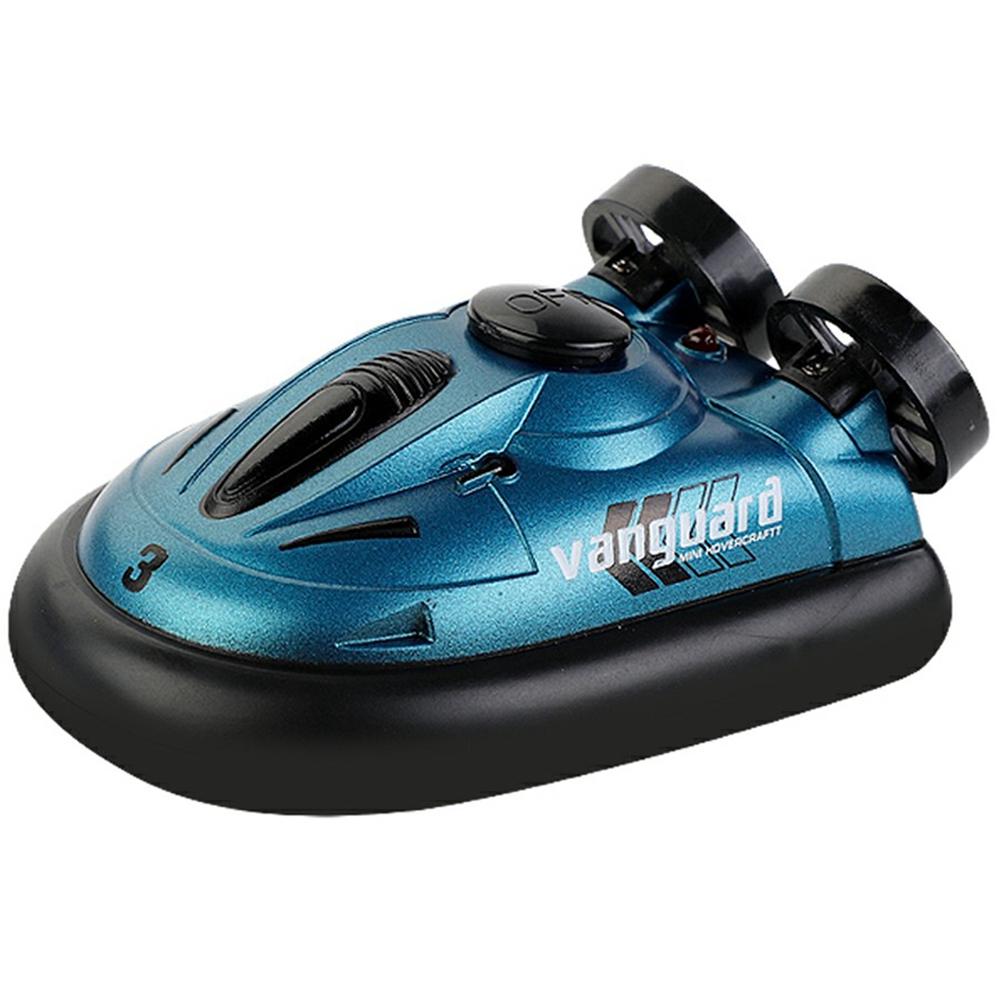 

777-580 Mini RC Hovercraft Electric Speedboat Boy Toy 2.4G Waterproof RC Boat Blue
