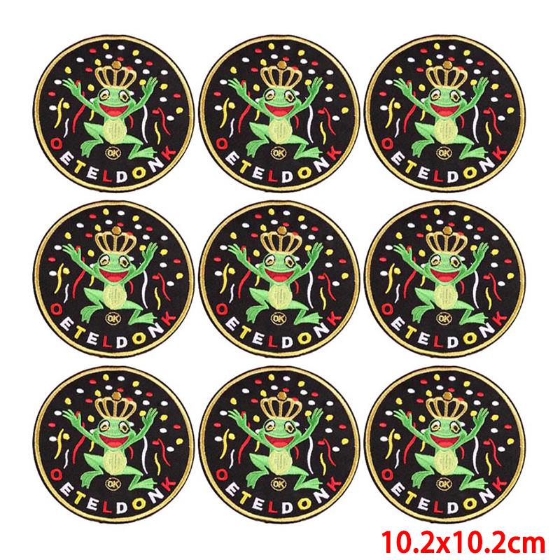 10 Pcs/lot Wholesale Embroidery Patch Iron On Patches For Clothing Patches On Clothes Jackets Decor Applique Sew Supplies
