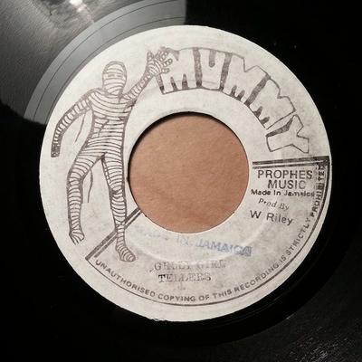 7inch Record TELLERS  Gelly Girl NONE Mummy Jamaica Reggae Ska  Dub Used