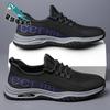 Foreign trade shoes men's spring and summer thin breathable fly-woven mesh men's shoes trendy lace-up men's shoes