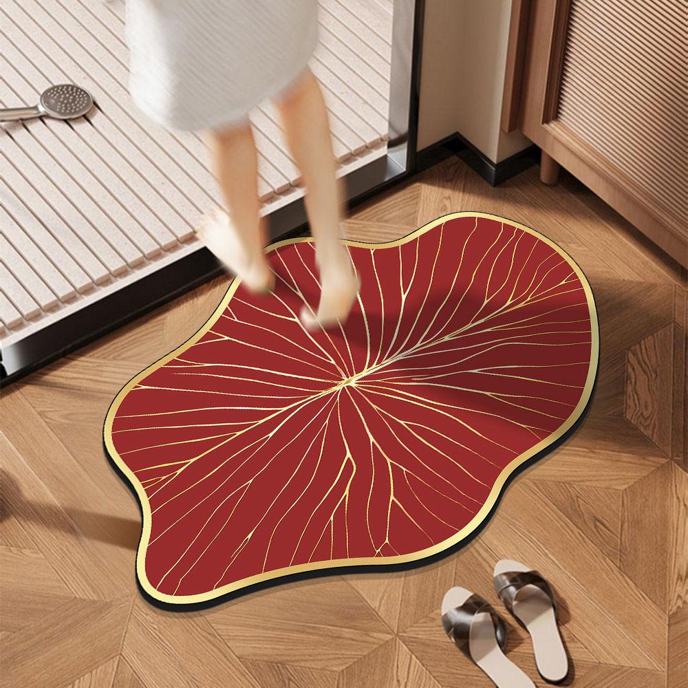 Bathroom Door Absorbent Mat Quick Drying Mat Dirt Resistant and Non Slip Bathroom Mat