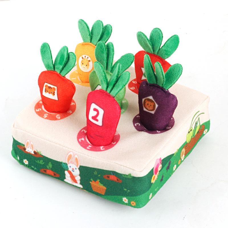 Cross-border Baby Fabric Tissue Box Toy - Cognitive Crinkle Paper for Children
