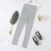 Adjustable Solid Color Maternity Leggings for Spring and Autumn