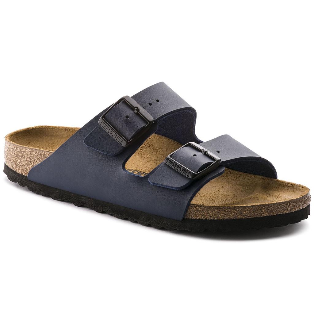 Women's Birkenstock Arizona BF Birko-Flor Blue Narrow Navy Blue (51753)