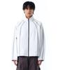 Openyard(Oy) Curve Line Tape Wind Breaker Jacket-White