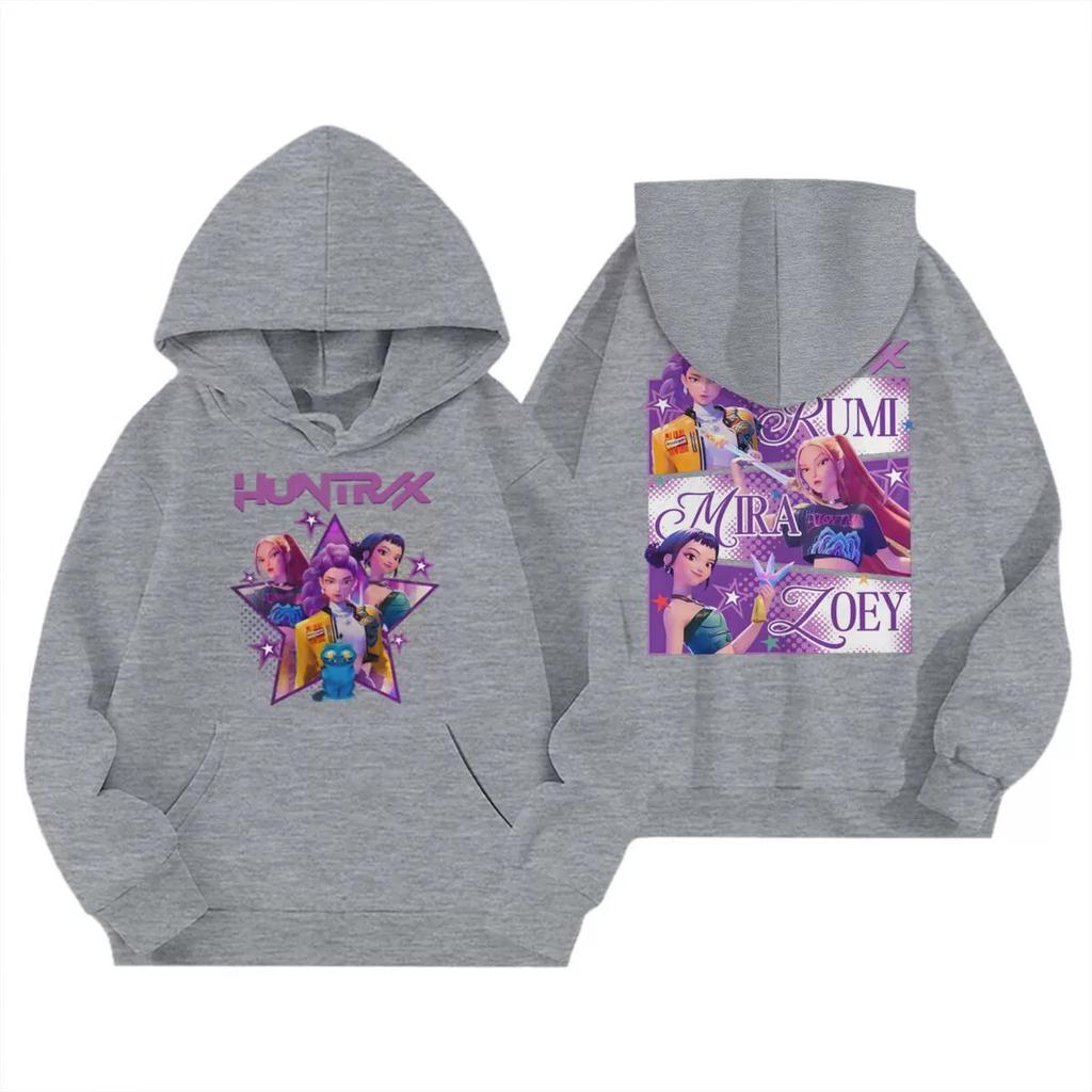 KPop Demon Hunters Kids Hoodies Girls Clothes Children Movie New Sweatshirt Long Sleeve Pullover K-Pop Demon Hunters Casual Tops