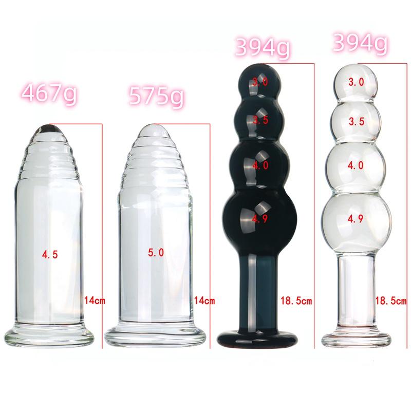 VaHppy Large Glass Anal Plug