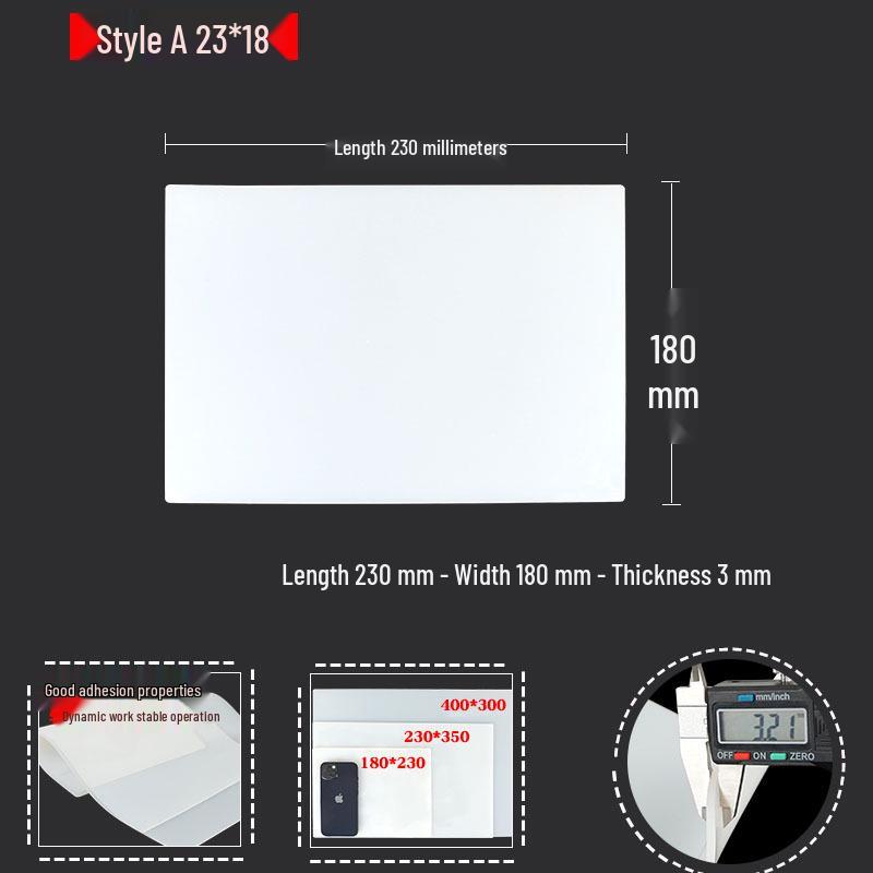 Heat-Resistant Silicone Repair Mat for Electronics, 180x230mm