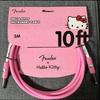 Fender X Hello Kitty Instrument Cable 10ft 3m Guitar Bass S Pink E821
