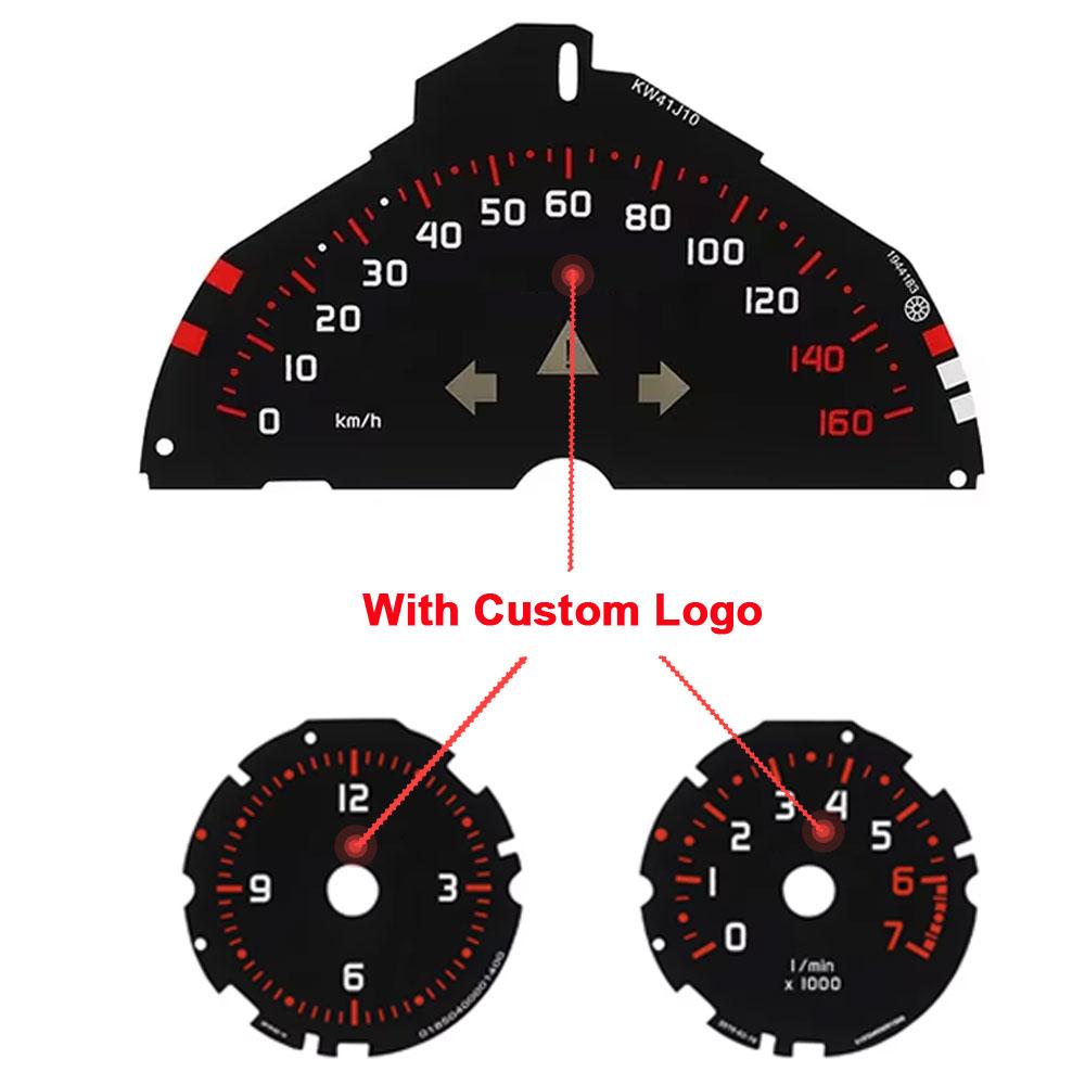 3pcs/Set Gauge Face for Smart Fortwo