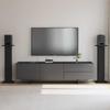 Speaker Stands 2 pcs Black Oak Effect 30 x 30 x 95 cm
