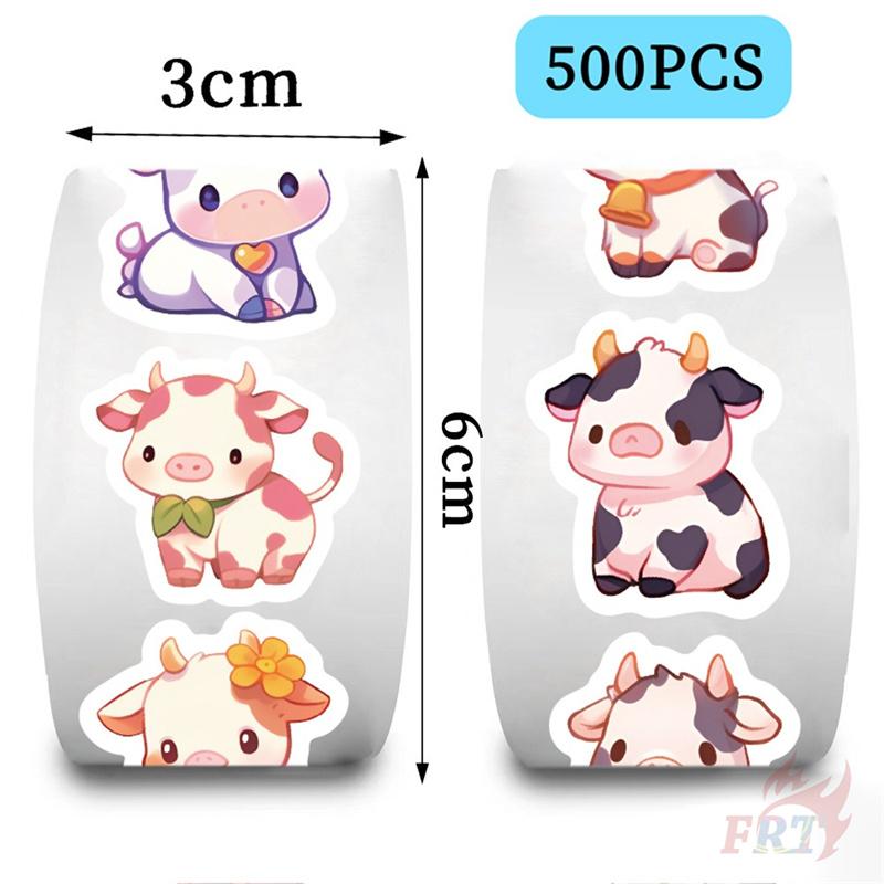 500Pcs/Roll Q Calf Kids Rewards Stickers - DIY Scrapbooks Album Decor Sealing Label Decals