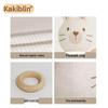 Kakiblin Organic Cotton Baby Rattle Set - Safe Teething Toy and Newborn Gift
