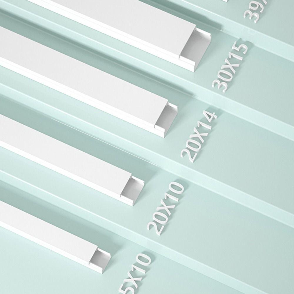 1m Cable Trunking Self-Adhesive Cord Protector High Quality Electric Wire Slot  Floor