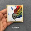 Embroidered Patches On Clothes Punk Patches For Clothing Diy Skull Stripes Stickers Cartoon Patches Appliques Badges